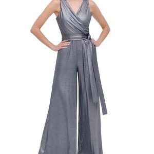 Elegant Silver Jumpsuit